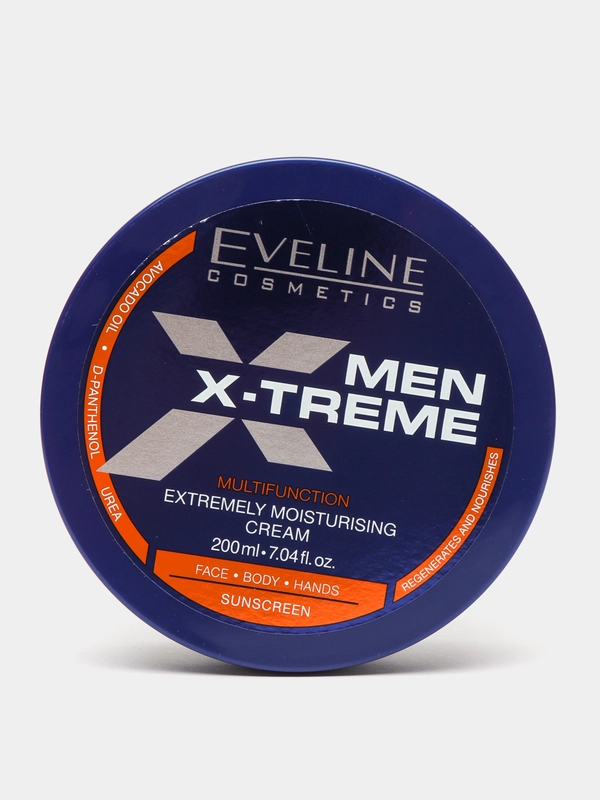 Крем мужской Eveline MEN X-Tream - экстремальное увлажнение для лица и тела, 200 мл