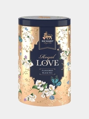 Чай черный листовой Richard Royal Love, в подарочной упаковке, ж/б, 80г