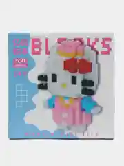 Кораллово-розовый конструктор из мини блоков 3d Стич, куорми и другие, игрушка для развития мелкой моторики