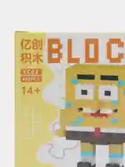 Светло-оранжевый конструктор из мини блоков 3d Стич, куорми и другие, игрушка для развития мелкой моторики