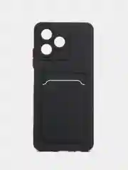 Чехол для Realme C51 / C53 / Note 50 (Реалми С53 / С51), с карманом для карт, прозрачный
