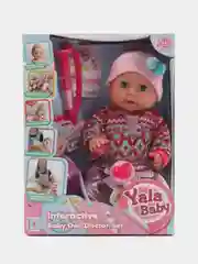 Красный кукла пупс 40 см с набором доктора