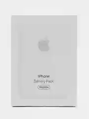 Серебряный magsafe внешний аккумулятор для iPhone / PowerBank для айфона
