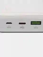Белый повербанк 20000mAh портативный внешний аккумулятор