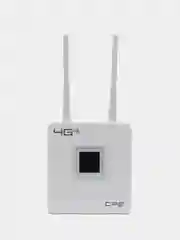 Кремовый wi-fi Роутер со встроенным модемом 3G/4G (LTE) Wi-Fi, Слот для SIM-карты