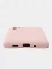 Пудровый чехол для Samsung S20 FE с бархатом внутри