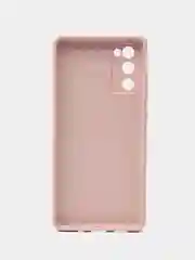 Пудровый чехол для Samsung S20 FE с бархатом внутри
