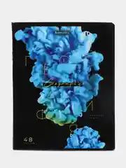 Тетрадь 48 листов в клетку предметная для школы, география, Brauberg Pigment, 404762