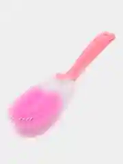 Розовый ершик-щётка многофункциональный с длинной ручкой, ёршик для бутылок