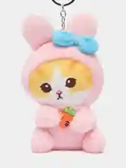 Розовый мягкий брелок Куроми, Хелоу Китти - My Melody в костюме