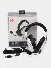 Белый наушники игровые компьютерные A4Tech Bloody G500, G521, M590i