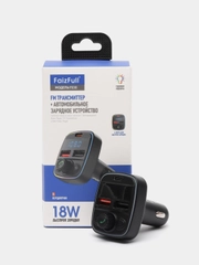 FM-модулятор, с функцией зарядки, Bluetooth, 2 x USB, 1 x Type-C, трансмиттер