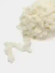 Молочный пряжа плюшевая турецкая Alize Puffy Fine ( с маленькими петлями) 1 шт