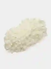 Молочный пряжа плюшевая турецкая Alize Puffy Fine ( с маленькими петлями) 1 шт