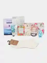 Фуксия женский подарочный набор: кружка, блокнот, косметика