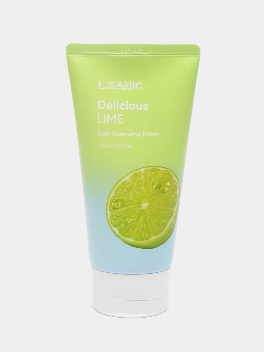 Очищающая пенка для умывания с экстрактом лайма L.Sanic Delicious Lime 150 мл