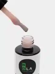 Бежевый жидкий полигель акригель с кисточкой в бутыльке наращивание Liquid Polygel