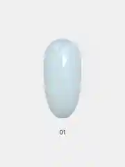 Белый жидкий полигель акригель с кисточкой в бутыльке наращивание Liquid Polygel