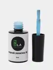 Голубой жидкий полигель акригель с кисточкой в бутыльке наращивание Liquid Polygel