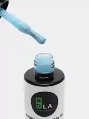 Голубой жидкий полигель акригель с кисточкой в бутыльке наращивание Liquid Polygel