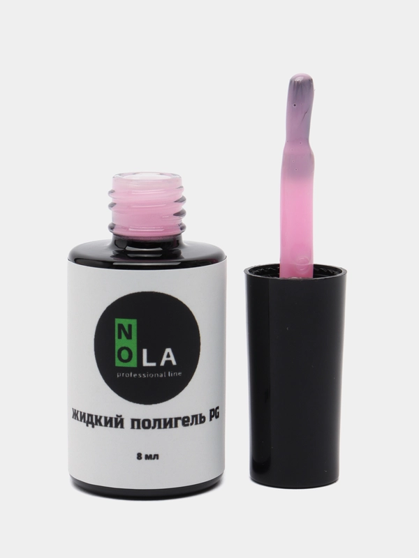 Жидкий полигель акригель с кисточкой в бутыльке наращивание Liquid Polygel