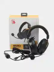 Золотой наушники игровые компьютерные A4Tech Bloody G500, G521, M590i