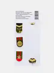 Красный набор: ручка-закладка, магнитные закладки, 3 штуки