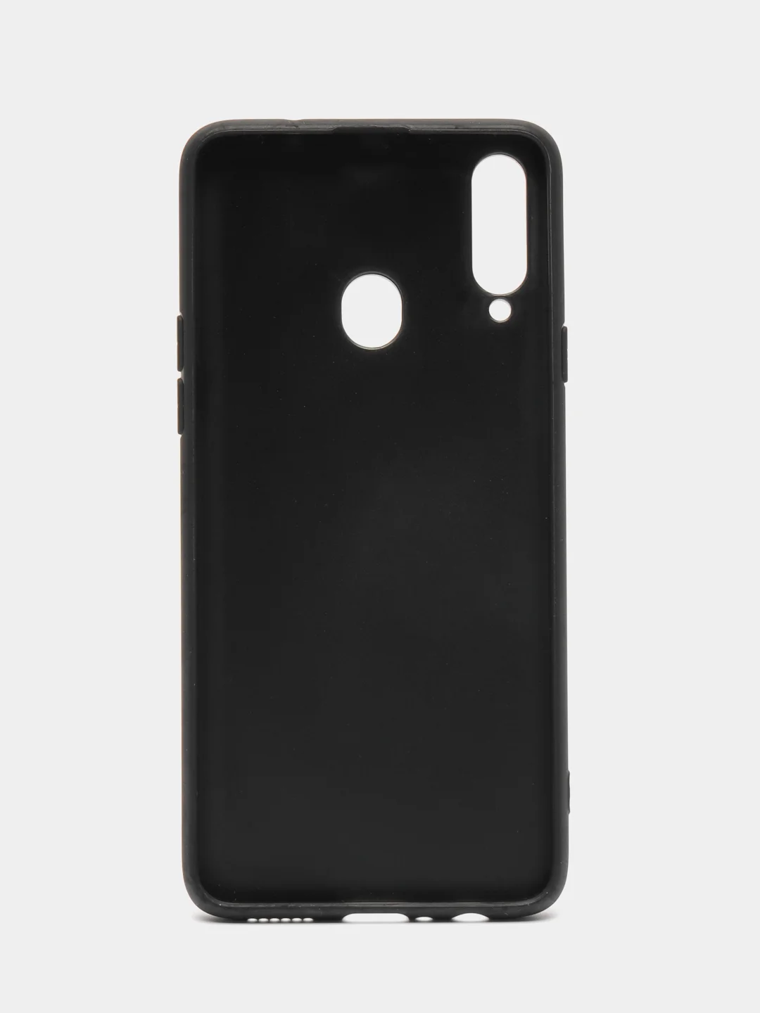 Белый чехол на Samsung A20S, из стекла
