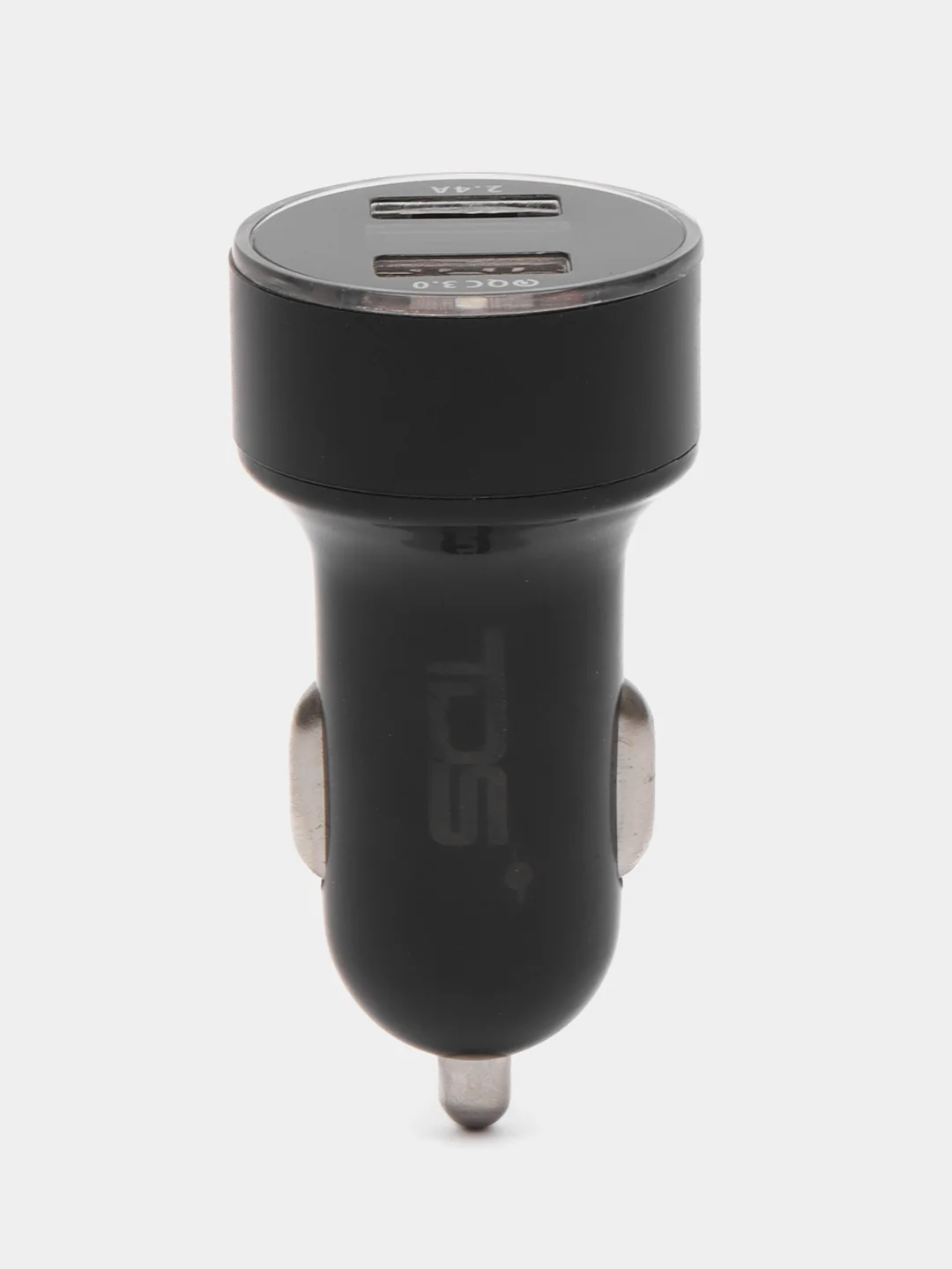 Синий автомобильный вольтметр в прикуриватель для авто машины USB зарядка