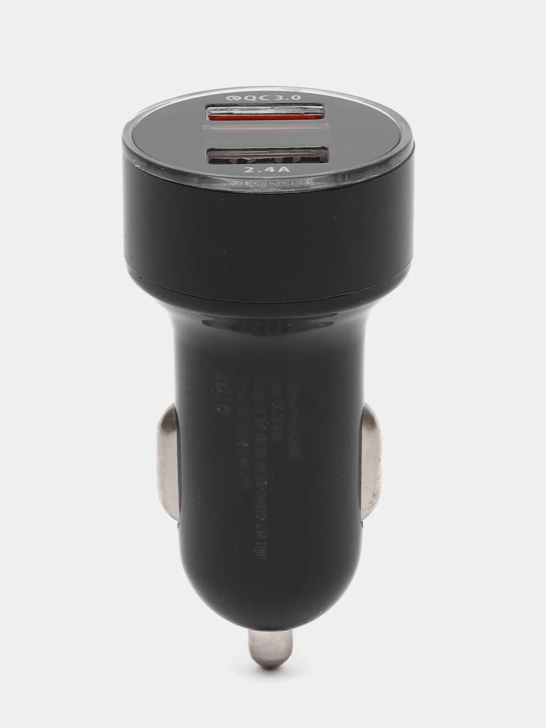 Синий автомобильный вольтметр в прикуриватель для авто машины USB зарядка