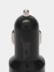 Синий автомобильный вольтметр в прикуриватель для авто машины USB зарядка