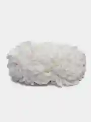 Белый пряжа плюшевая турецкая Alize Puffy Fine ( с маленькими петлями) 1 шт