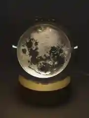 Кремовый хрустальный шар - ночник 3D, настольный стеклянный светильник