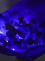 Готовый!Светящийся букет из бабочек