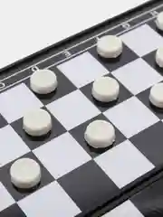 Шашки магнитные дорожные, настольная игра, 13х13 см