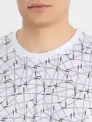 Белый футболка мужская хлопковая
