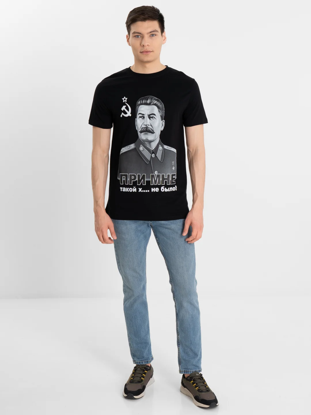 Футболка мужская Сталин светящаяся