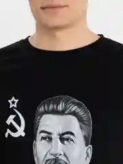 Футболка мужская Сталин светящаяся