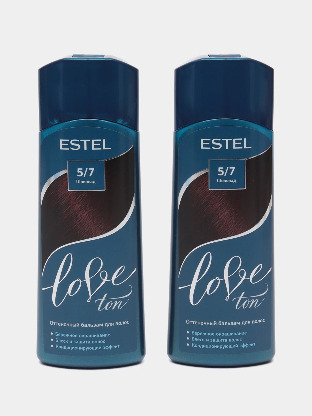 Бирюзовый оттеночный бальзам estel love tone 2шт по 150ml