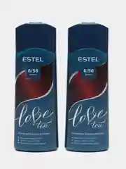 Бордовый оттеночный бальзам estel love tone 2шт по 150ml