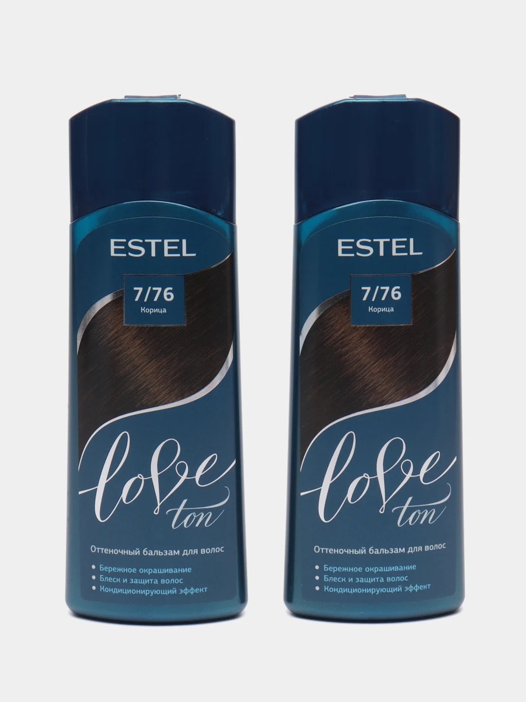 Бронзовый оттеночный бальзам estel love tone 2шт по 150ml