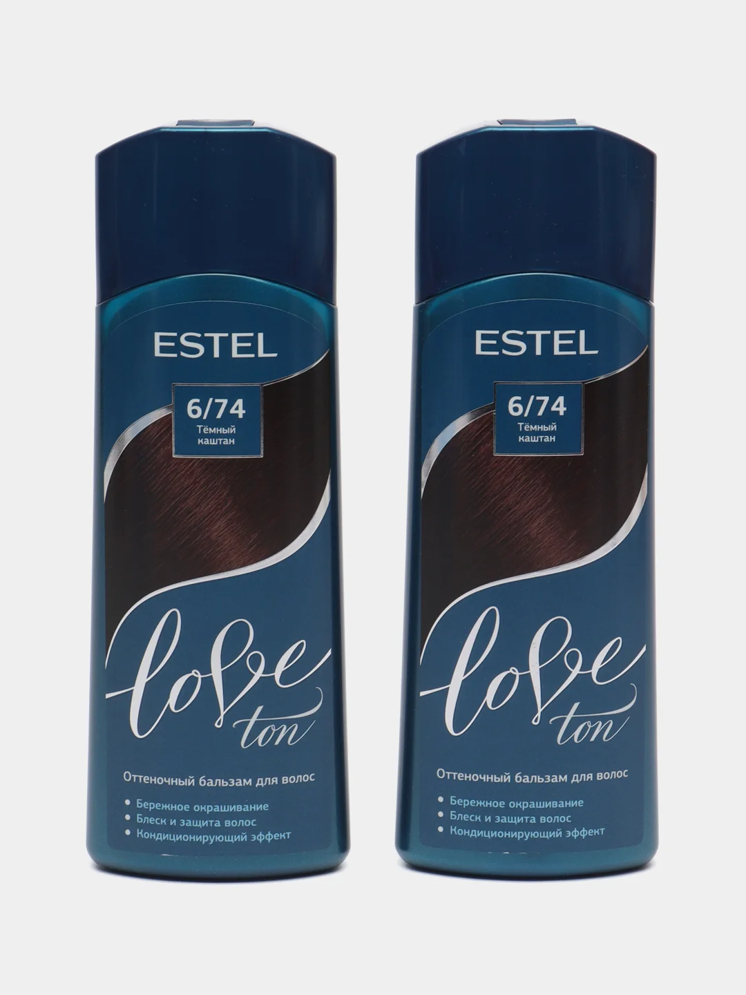 Вишнёвый оттеночный бальзам estel love tone 2шт по 150ml