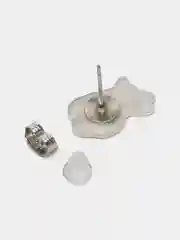 Фигурные молодежные серьги с принтом "Корги"
