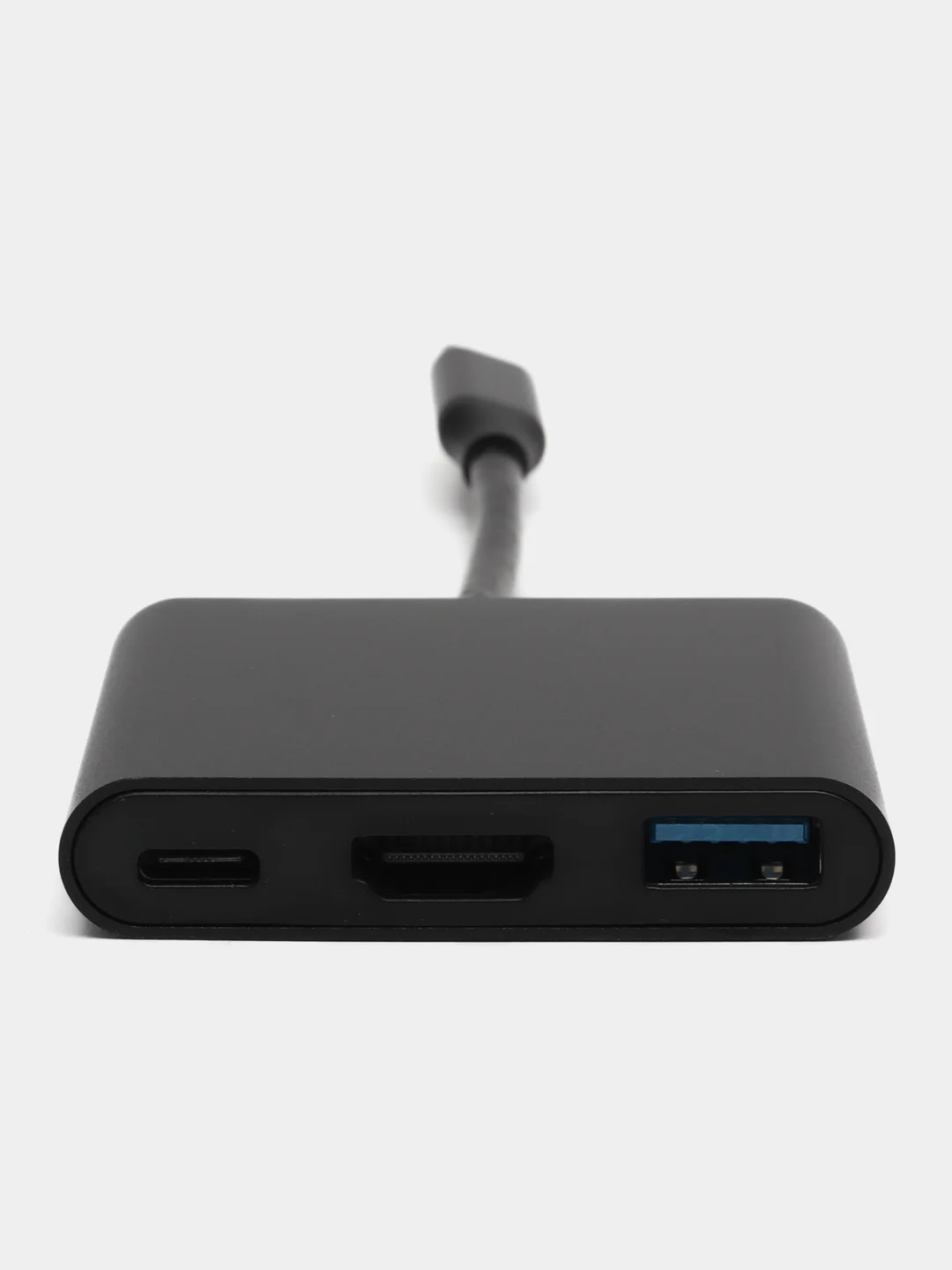 Черный адаптер переходник,  Концентратор, HUB для Macbook, Type-c to USB, Type-c to HDMI