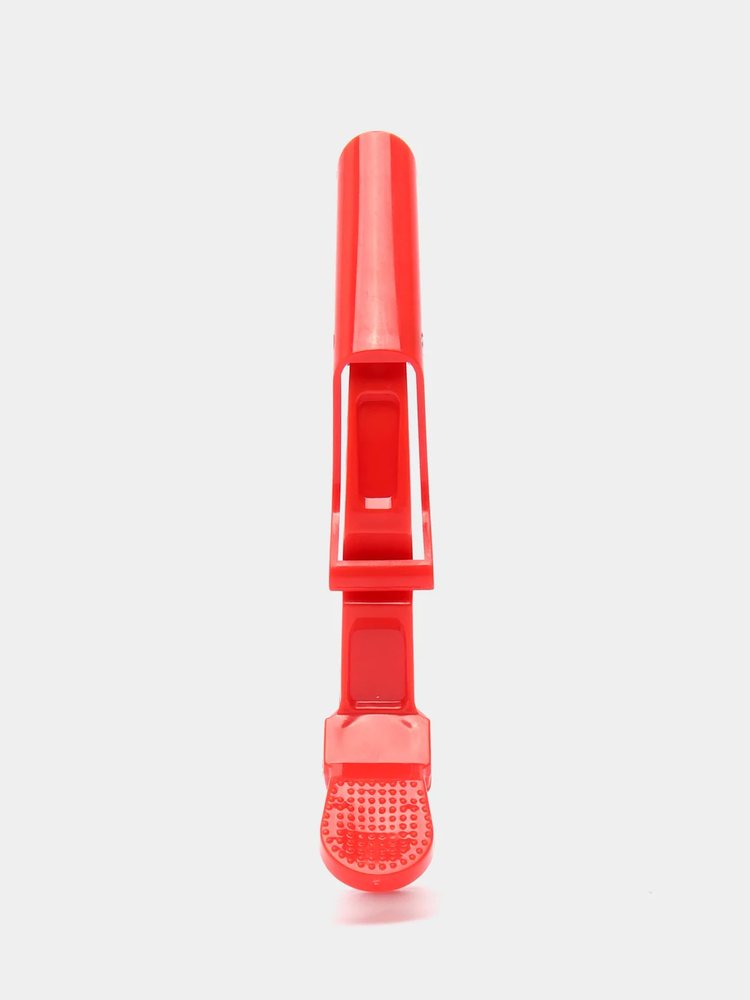 Красный зажимы парикмахерские 6шт "KLEVER", 11,2*1,5см