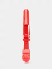 Красный зажимы парикмахерские 6шт "KLEVER", 11,2*1,5см