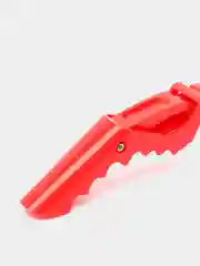 Красный зажимы парикмахерские 6шт "KLEVER", 11,2*1,5см