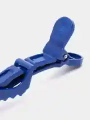 Синий зажимы парикмахерские 6шт "KLEVER", 11,2*1,5см