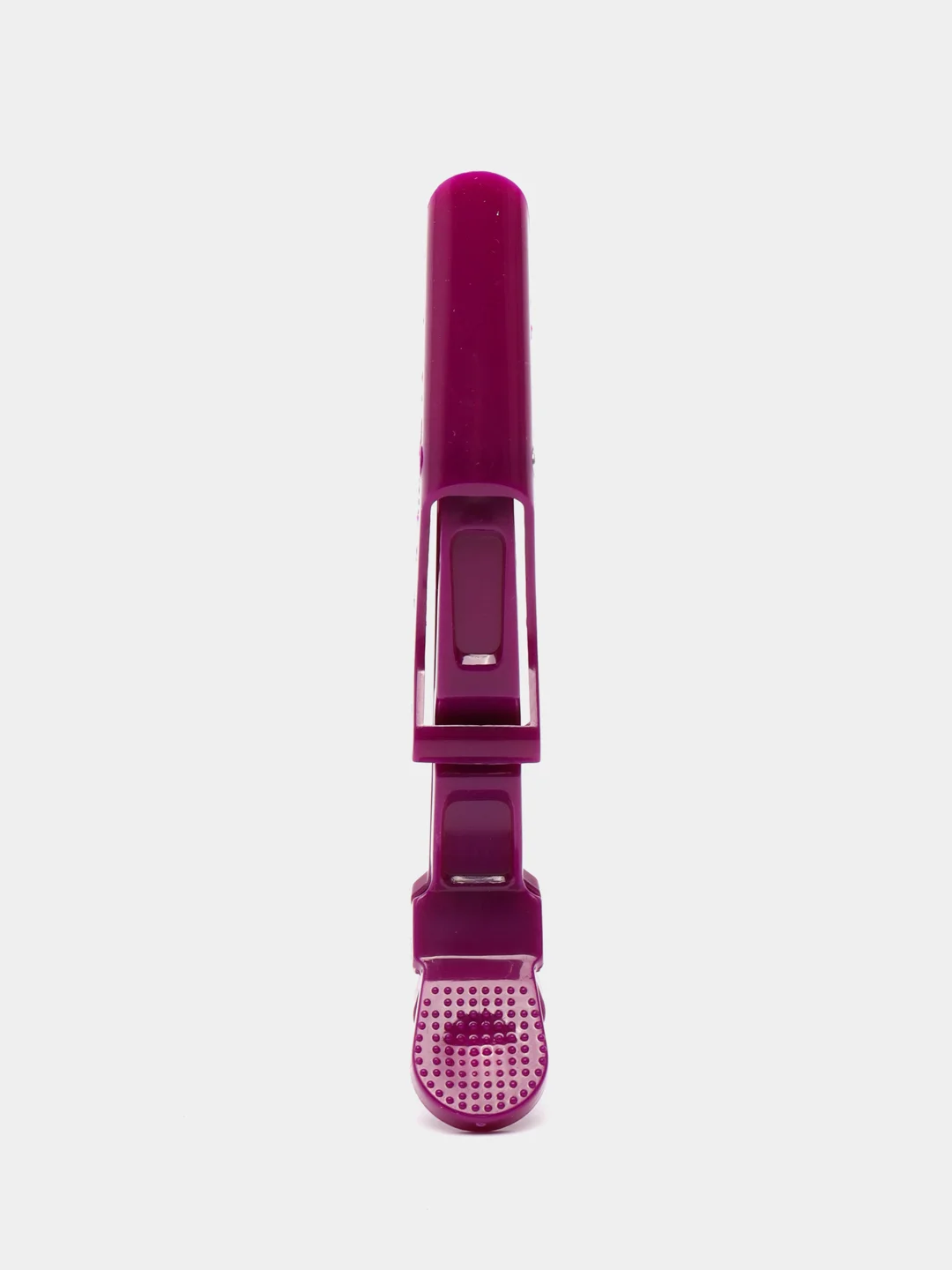 Фиолетовый зажимы парикмахерские 6шт "KLEVER", 11,2*1,5см