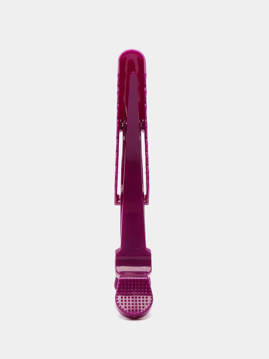 Фиолетовый зажимы парикмахерские 6шт "KLEVER", 11,2*1,5см